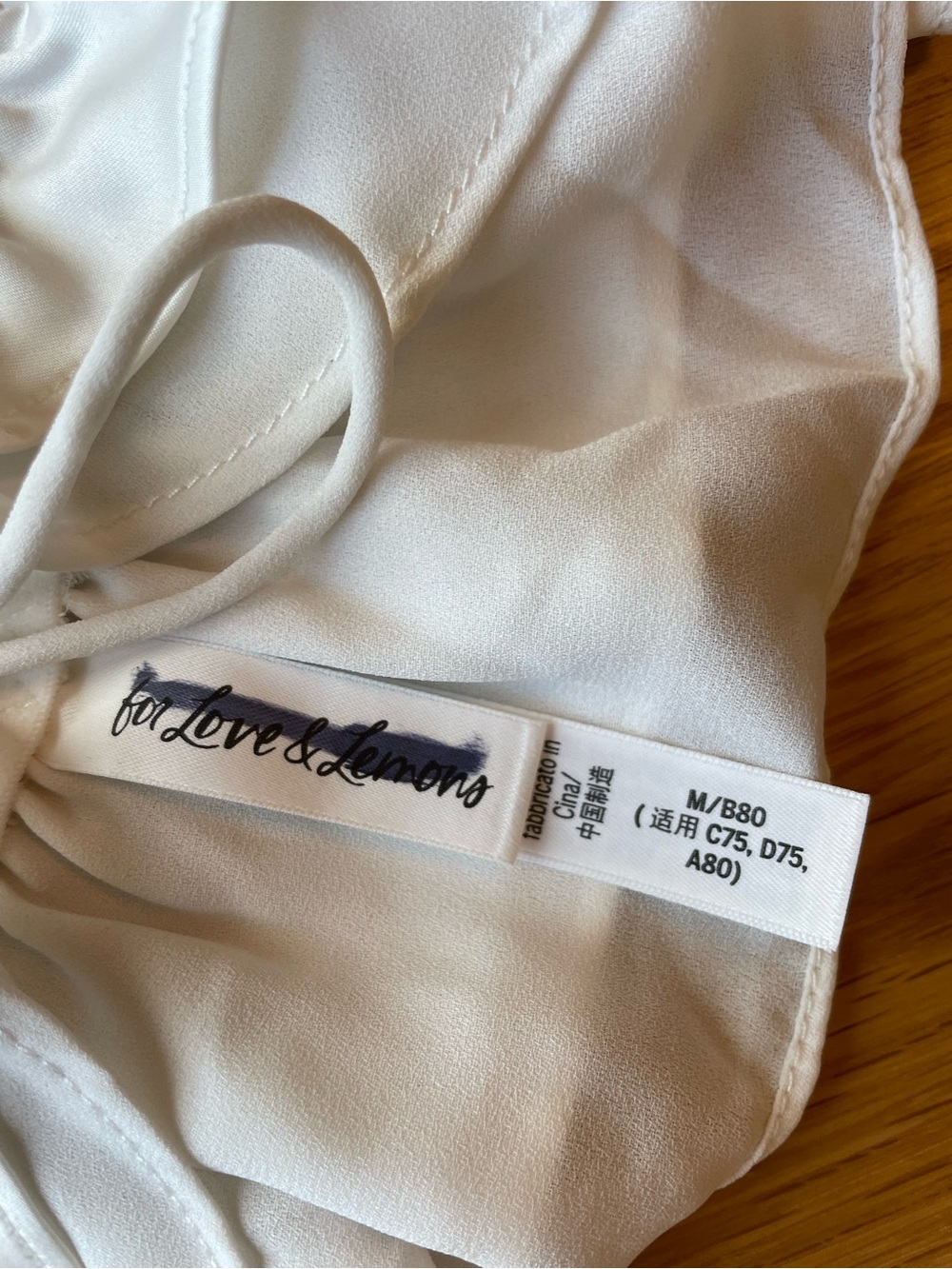 For Love & lemon
Butterfly Lace Ruffle Bralette - Picture 5 of 5